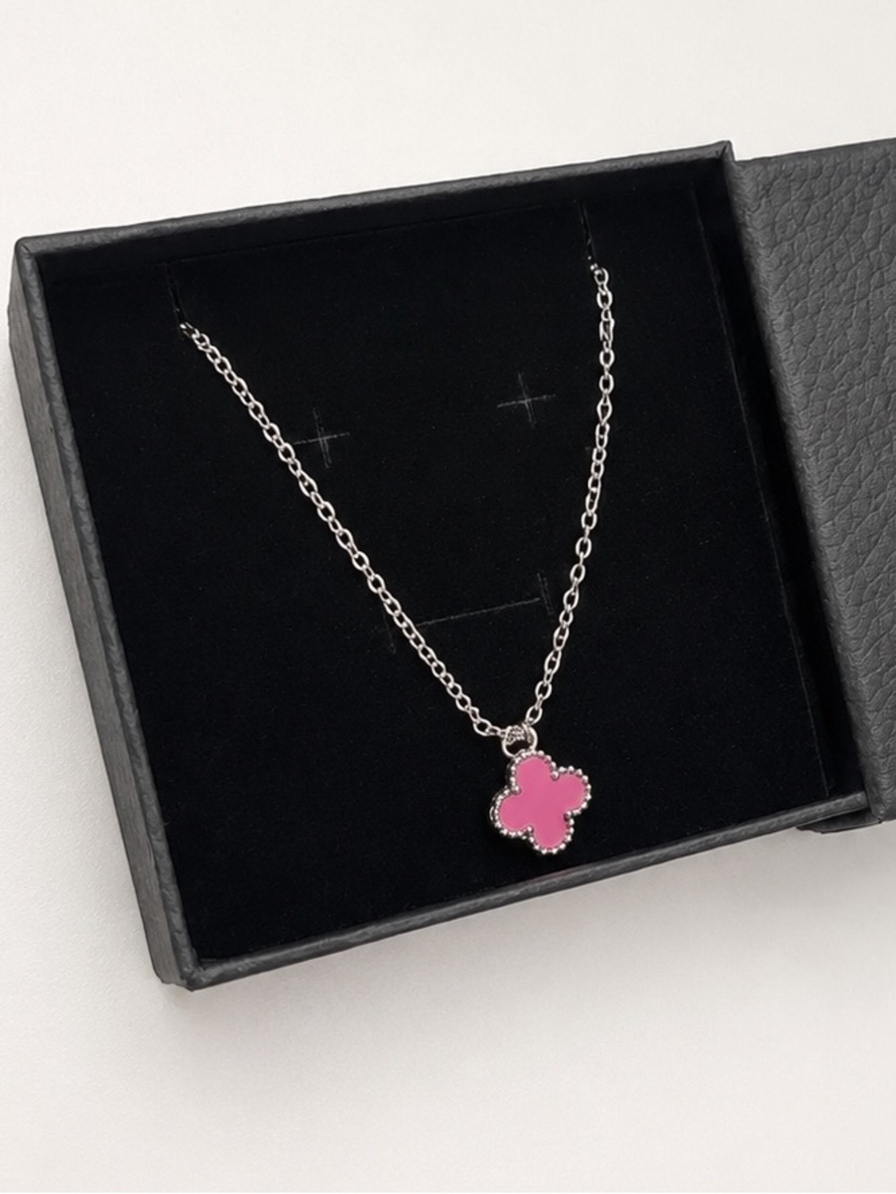 14k Gold Plated Four Leaf Clover Necklace by the urban luxe